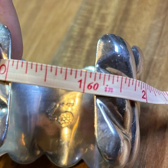 Taxco Los Ballesteros heavy sterling cuff